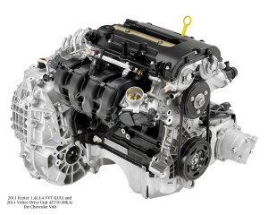 2011 Ecotec 1.4L I-4 VVT (LUU) and 2011 Voltec Drive Unit 4ET50 O βενζινοκινητήρας του 1,4 λίτρου αποδίδει 84 PS και λειτουργεί σαν γεννήτρια επαναφορτίζοντας τις μπαταρίες, σύμφωνα με την GM