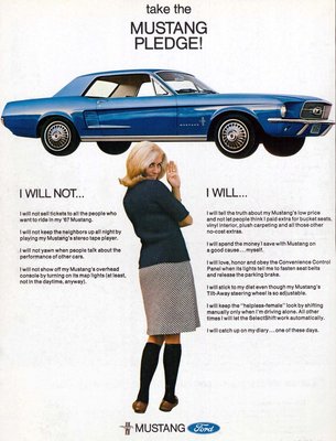 1967 Ford Mustang Advertisement