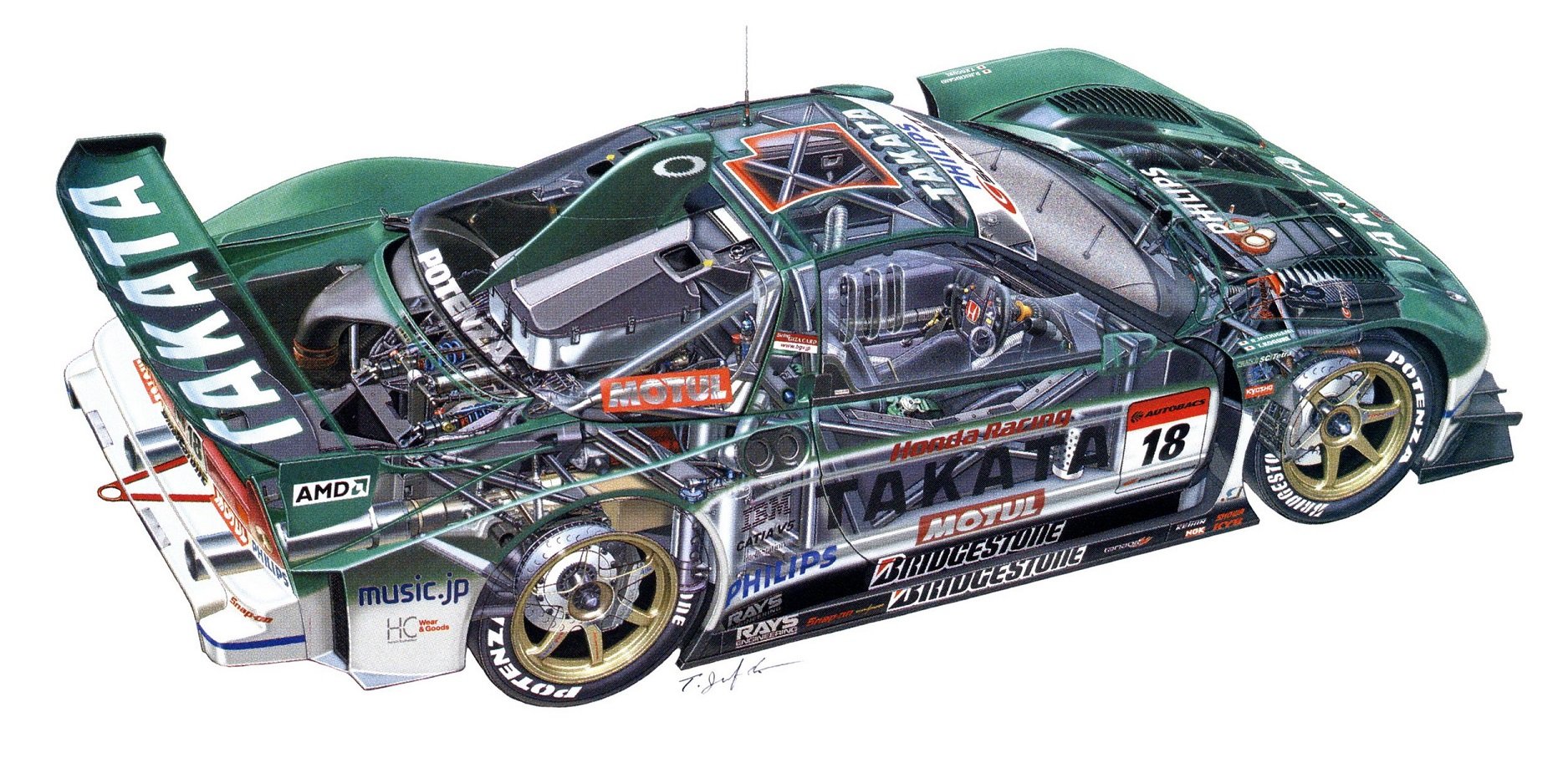 honda_nsx_takata_dome_nsx_jgtc_super_gt_cars_racecars_technical_cutaway