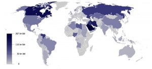 the-geographical-locations-of-available-crude-oil-around-the-world-published-by-the-cia-factbook-in-2009