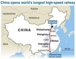map-of-worlds-longest-train-in-china