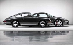 Porsche 911 Carrera 4S Coupé und Porsche 911 2.0 Coupé (Baujahr 1964)