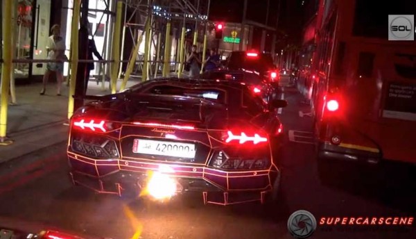 lambo london flame