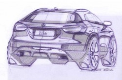 mercedes GLA teaser sketch (1)