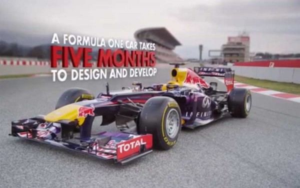 red bull makinf an f1 car