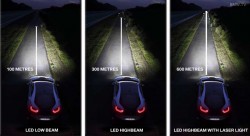 BMW laser light beam