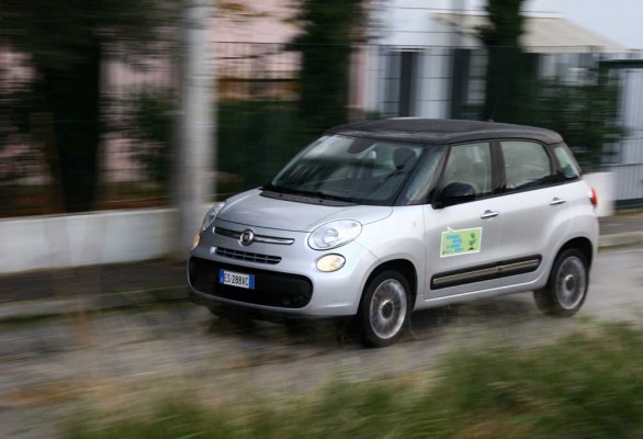 Fiat 500L Natural Power CNG caroto test 2013 (6)