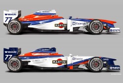 Williams Martini Racing render