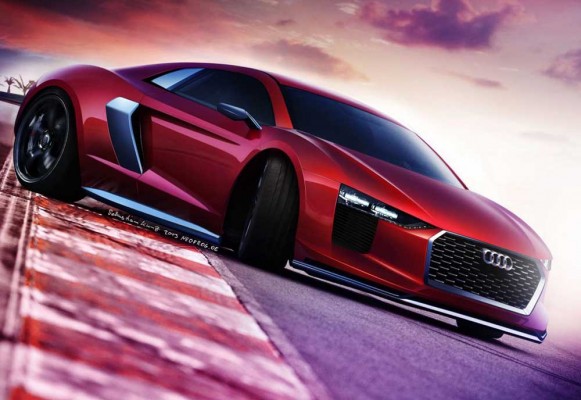 2015 Audi R8 artist rendering