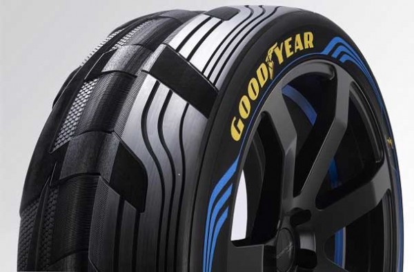 Goodyear Geneva 2014 twin-chambered SUV concept tire