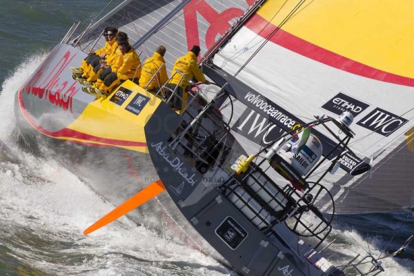 9th March 2014. ENGLAND, The Solent. Abu Dhabi Ocean Racing.