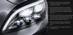 2015 Mercedes CLS teased with new Multibeam LED headlights (2)