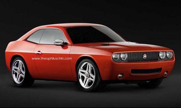 Fiat 128 Sport Coupe inspired Dodge Challenger