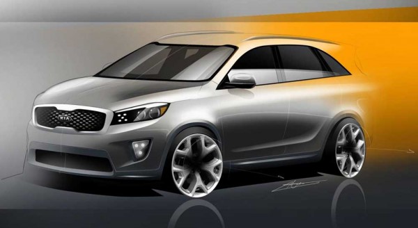 2015 Kia Sorento sketches released (2)