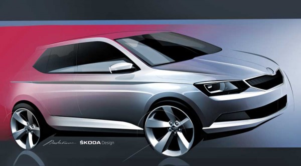 New_SKODA_Fabia_sketch