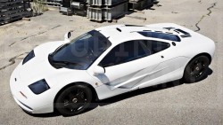 Unique McLaren F1 with Marlboro White paint will be auctioned