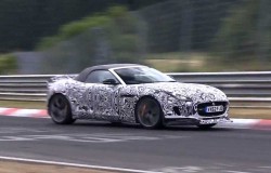 jaguar f-type rs on track