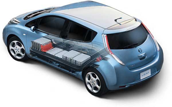 Nissan Leaf электромобиль аккумулятор