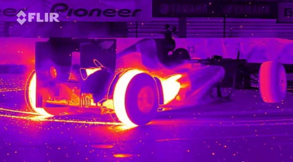 Red Bull Racings RB8 Tearing it Up in Infrared