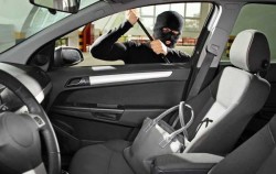 car thief auto robbery