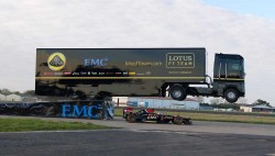 Epic World-Record Truck Jump by EMC and Lotus F1 Team (3)