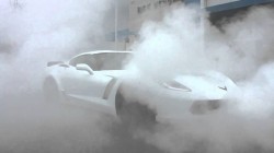 CORVETTE Z06 BURN OUT