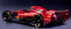 Ferrari Formula 1 car of the future render (2)