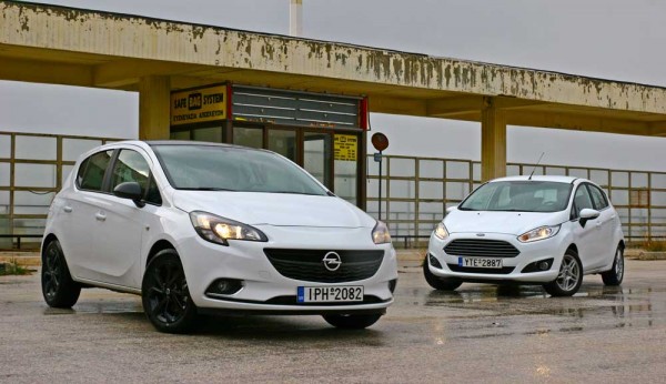 Ford Fiesta vs Opel Corsa caroto test drive 2015 (54)