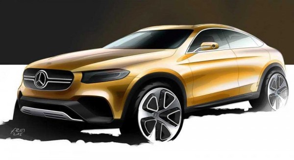 Mercedes-Benz GLC Coupe design sketch 960