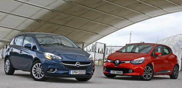 Opel Corsa vs Renault Clio diesel caroto test drive 2015 (20)