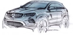 2016 Mercedes-Benz GLC official design sketch