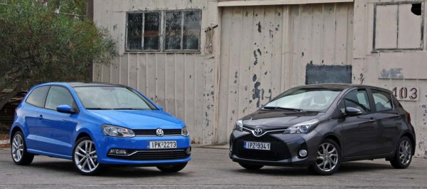 Toyota Yaris D-4D vs VW Polo TDI caroto test drive 2015 (24)