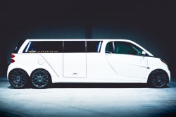 Six-wheeled Smart limousine (7)