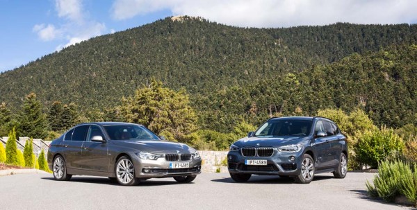 BMW 3 and X1 gr test vytina
