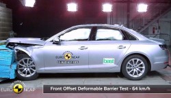 Audi A4 obtains five-star rating in Euro NCAP crash test