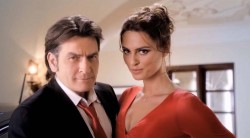Fiat 124 Spider ad with Charlie Sheen Catrinel Menghia
