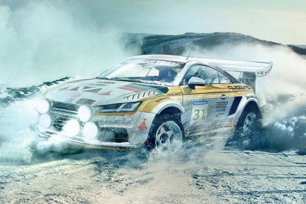 Audi TT rally car