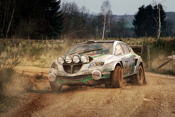 Lancia Delta rally car