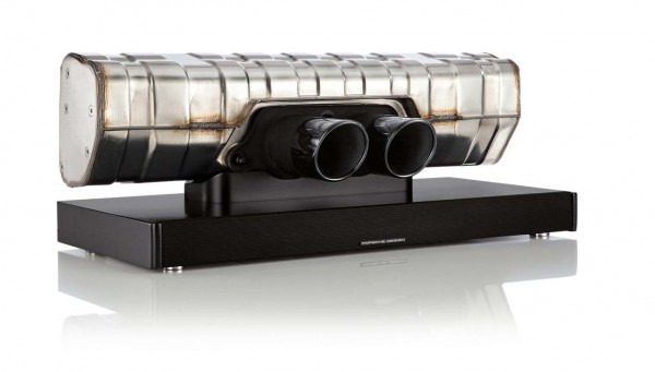 Porsche soundbar from an exhaust (2)