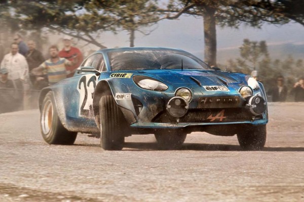 Renault Alpine rally car