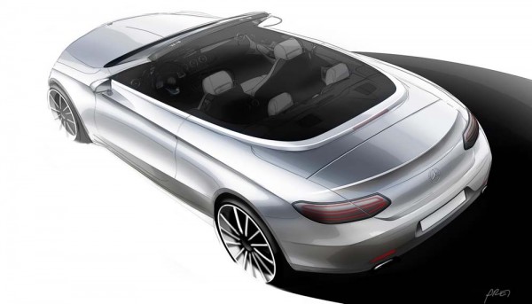 Mercedes sketches out C Class Cabriolet