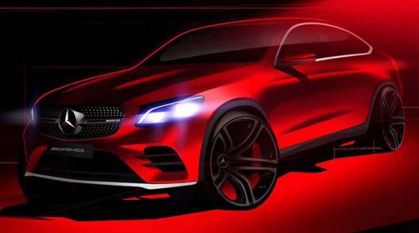 mercedes glc coupe teaser