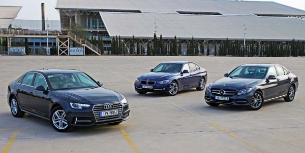 Audi A4 cs BMW 318i vs Merc C180 caroto test drive 2016 (1)