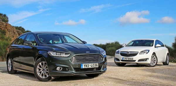 Ford Mondeo TDCi vs Opel Insignia CDTI caroto test drive 2016 (41)