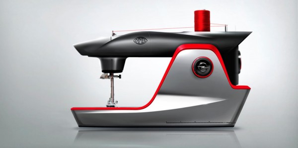 Visionäre Nähmaschine