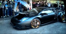 Lamborghini LP-640 has been destroyed by Taiwan government