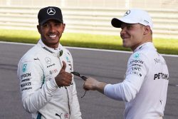 Formel 1 - Mercedes-AMG Petronas Motorsport, Großer Preis von Russland 2018. Lewis Hamilton, Valtteri Bottas Formula One - Mercedes-AMG Petronas Motorsport, Russian GP 2018. Lewis Hamilton, Valtteri Bottas
