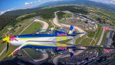 Aston Martin Red Bull Racing driver Pierre Gasly of France and Air Race World Champion Martin Sonka of the Czech Republic seen during a flight experience in an Extra 300L double seater aerobatic plane prior to the 2019 Austria Grand Prix at Spielberg, Styria, Austria. // Joerg Mitter / Red Bull Content Pool // AP-1ZS89FN7S1W11 // Usage for editorial use only // Please go to www.redbullcontentpool.com for further information. //