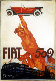01_Manifesto-pubblicitario-Centauro-con-la-Fiat-509-Codognato-1925