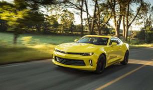 Less weight and more power combines for performance success. With weight savings of up to 390 pounds (177 kg), the all-new Camaro resets performance benchmarks for the segment. With the available, 335-hp (250 kW) 3.6L V-6 and eight-speed automatic, the Camaro zips to 60 mph in 5.1 seconds and down the quarter-mile in 13.5 seconds.